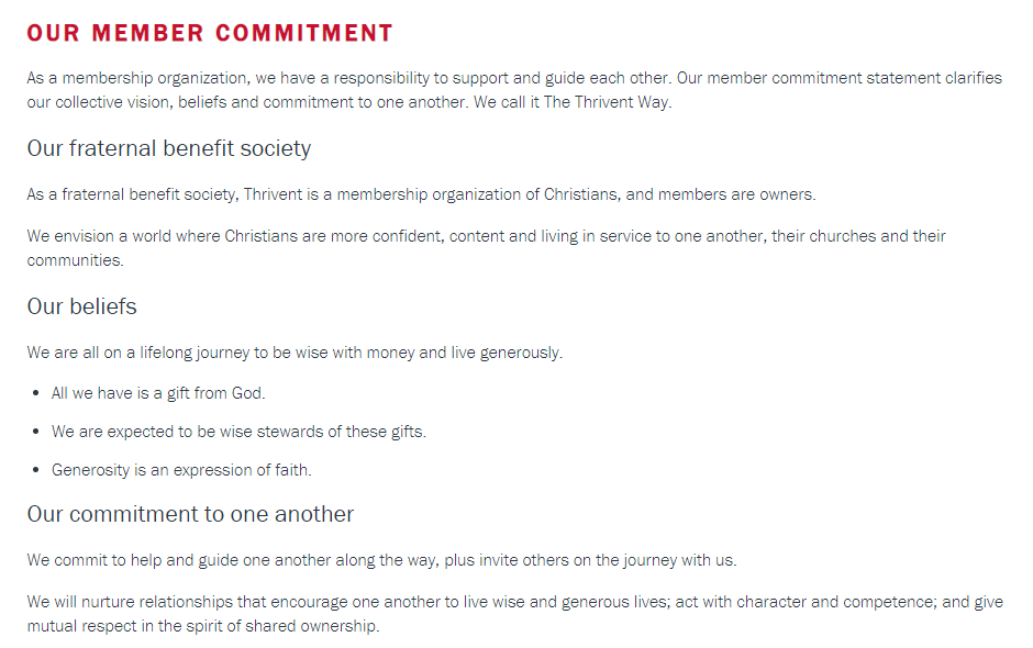 thrivent financial insurance review 2019_member_commitment thrivent financial insurance review 2019_member_commitment