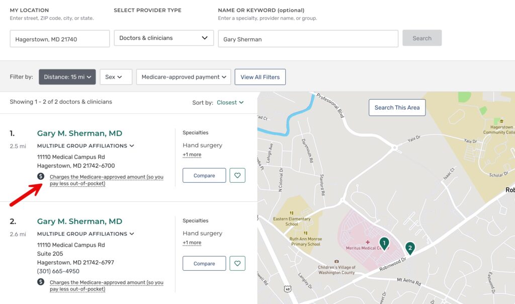 Medicare-approved provider in Hagerstown, MD (Washington County)